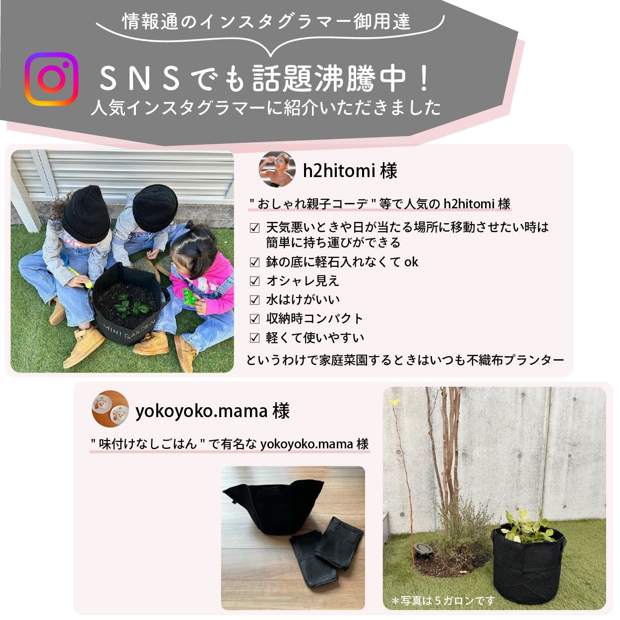 不織布プランター 12ガロン