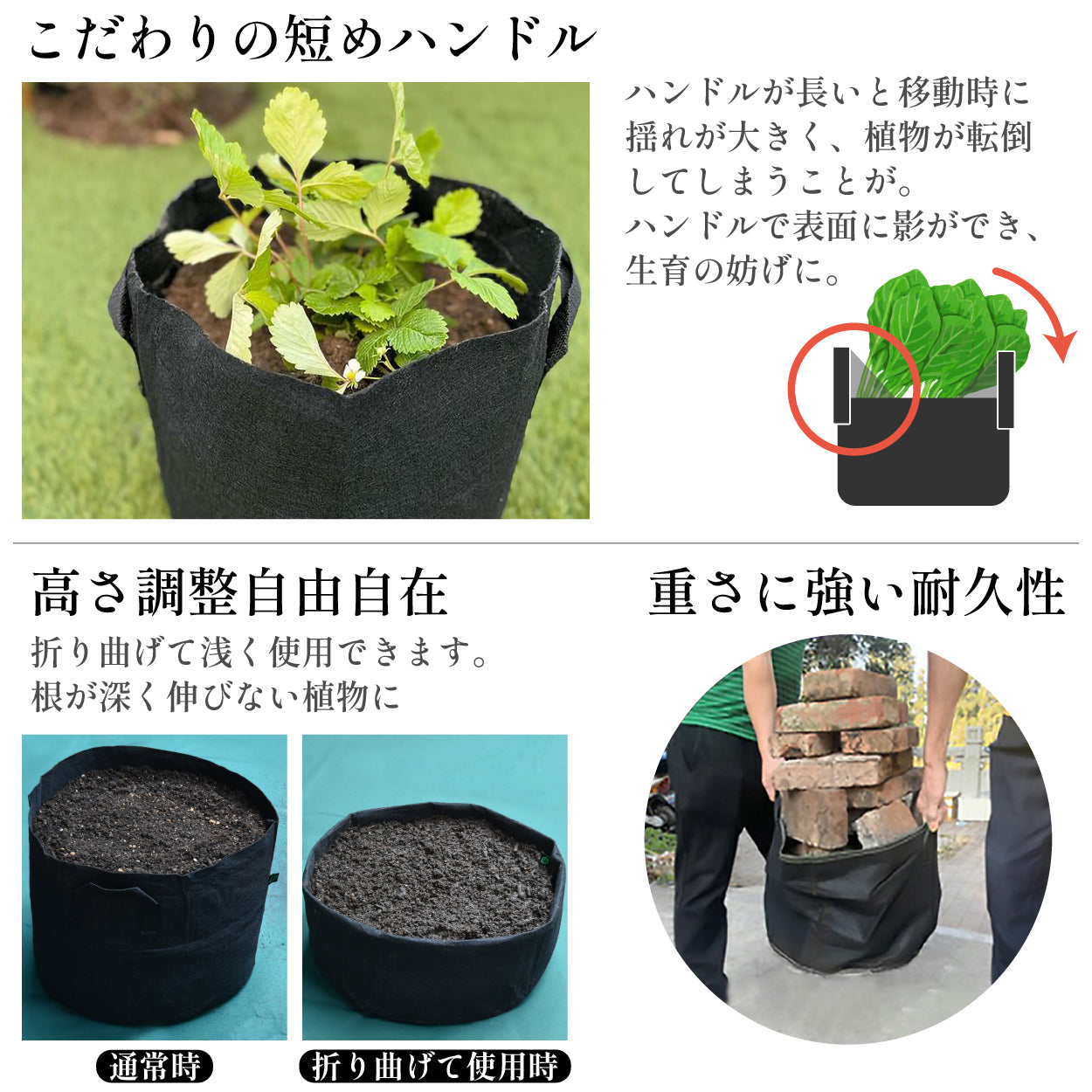 不織布プランター 12ガロン